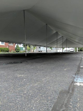 Church Festival - 40' x 120' tent.